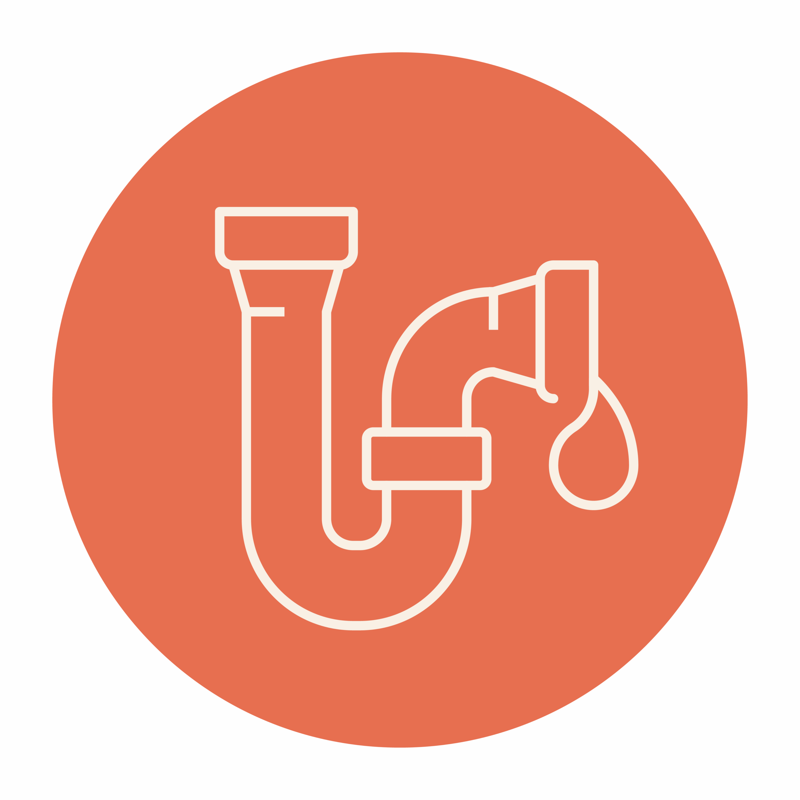 pipe with leak icon